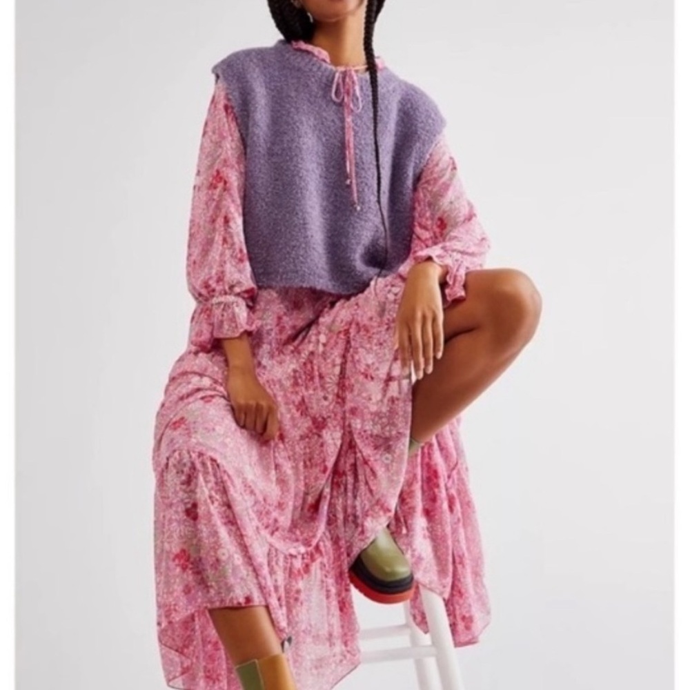 Free People Feeling Groovy Maxi Dress NWT